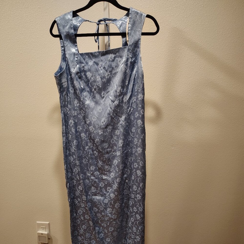 Kim Renee International Long Dress Size 13 / 14 Y2K Vintage Floral Design
